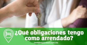 Obligaciones como persona arrendada